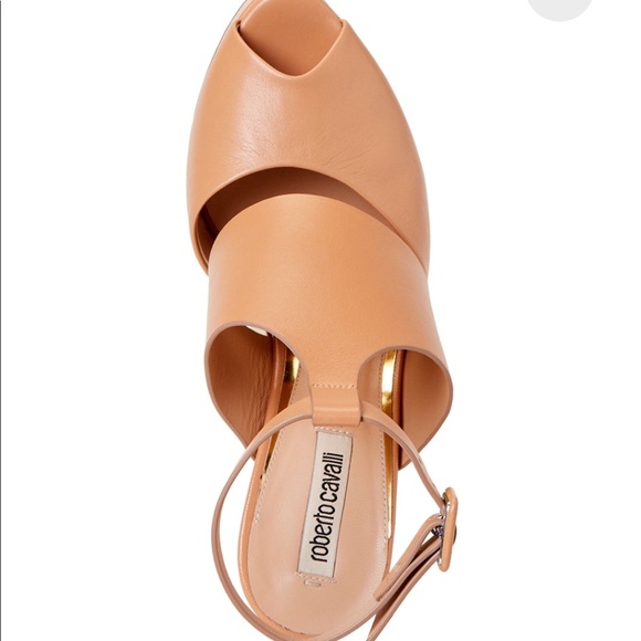 Roberto Cavalli Nude Wedges - Picture 2 of 6